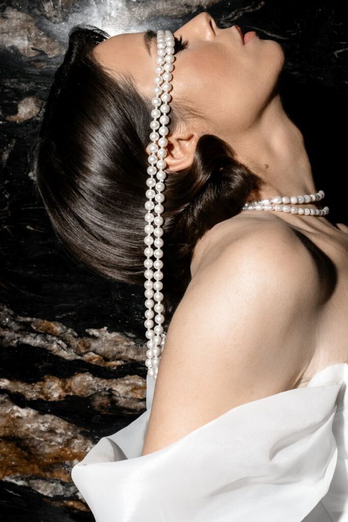 Dekoracja ślubna- Dziewczyna z perłą