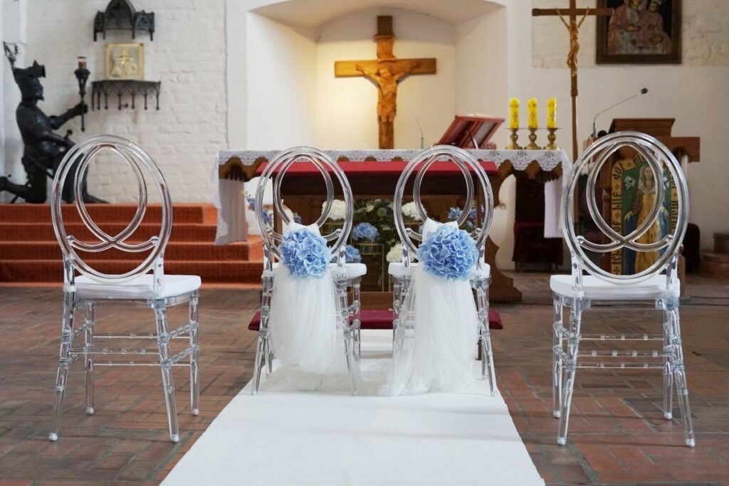 ślubna dekoracja kościoła Gdańsk gdynia