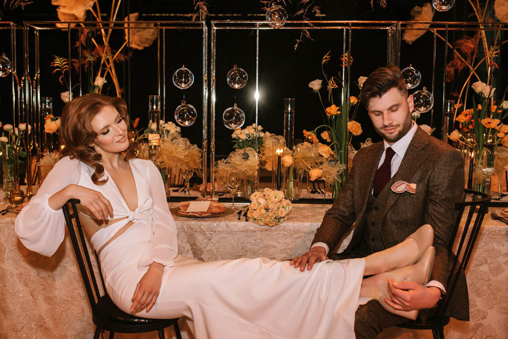 Stół państwa młodych